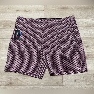 RLX Ralph Lauren Mens Golf Shorts Tailored Fit Maroon Classic Cars Size 42